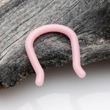 Detail View 1 of Bio-Flexible Soft Touch Septum Pincher-Light Pink